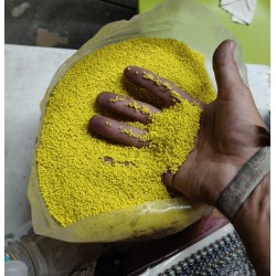 Bolsa perlas amarillas