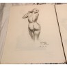 Lámina 50x70 mujer espalda