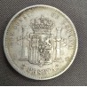 5 pesetas plata 1892