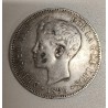 5 pesetas plata 1896