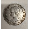 5 pesetas plata 1889