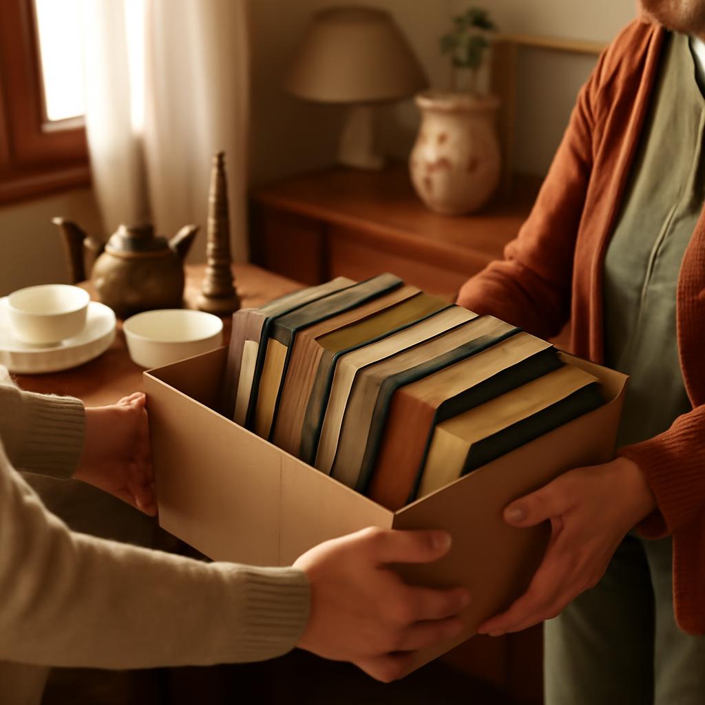 Qué hacer con libros, vajillas y decoración tras vaciar un piso