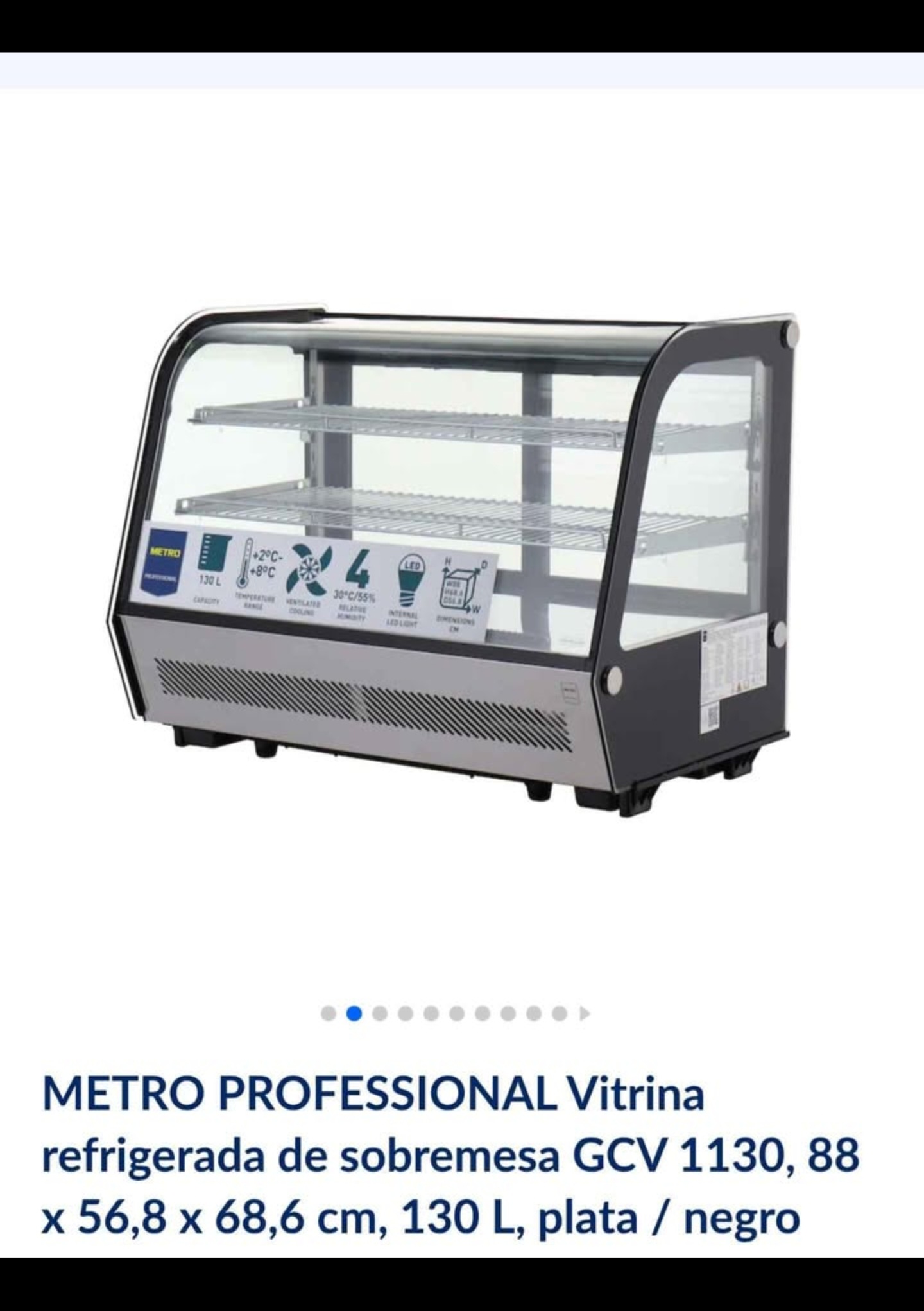 Vitrina frigorifica