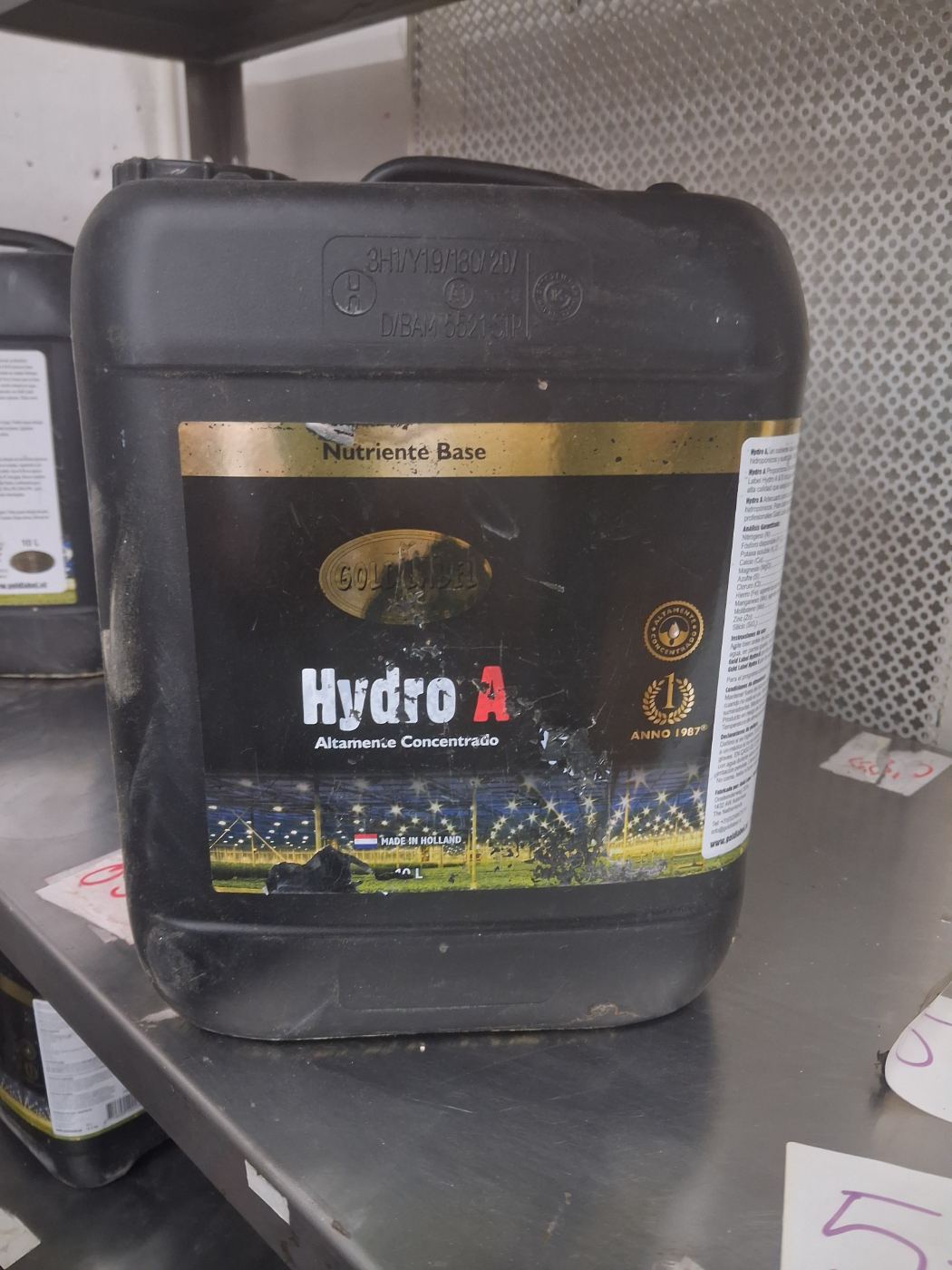 Nutriente líquido para plantas Hydro A 10L