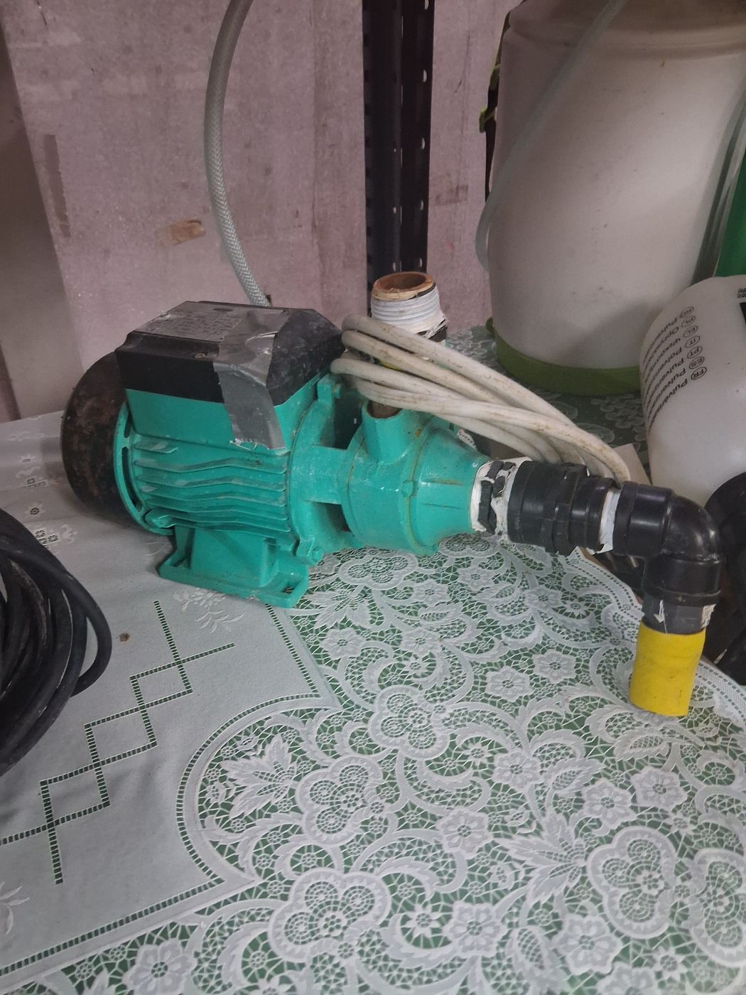Bomba de agua usada para riego o trasvase