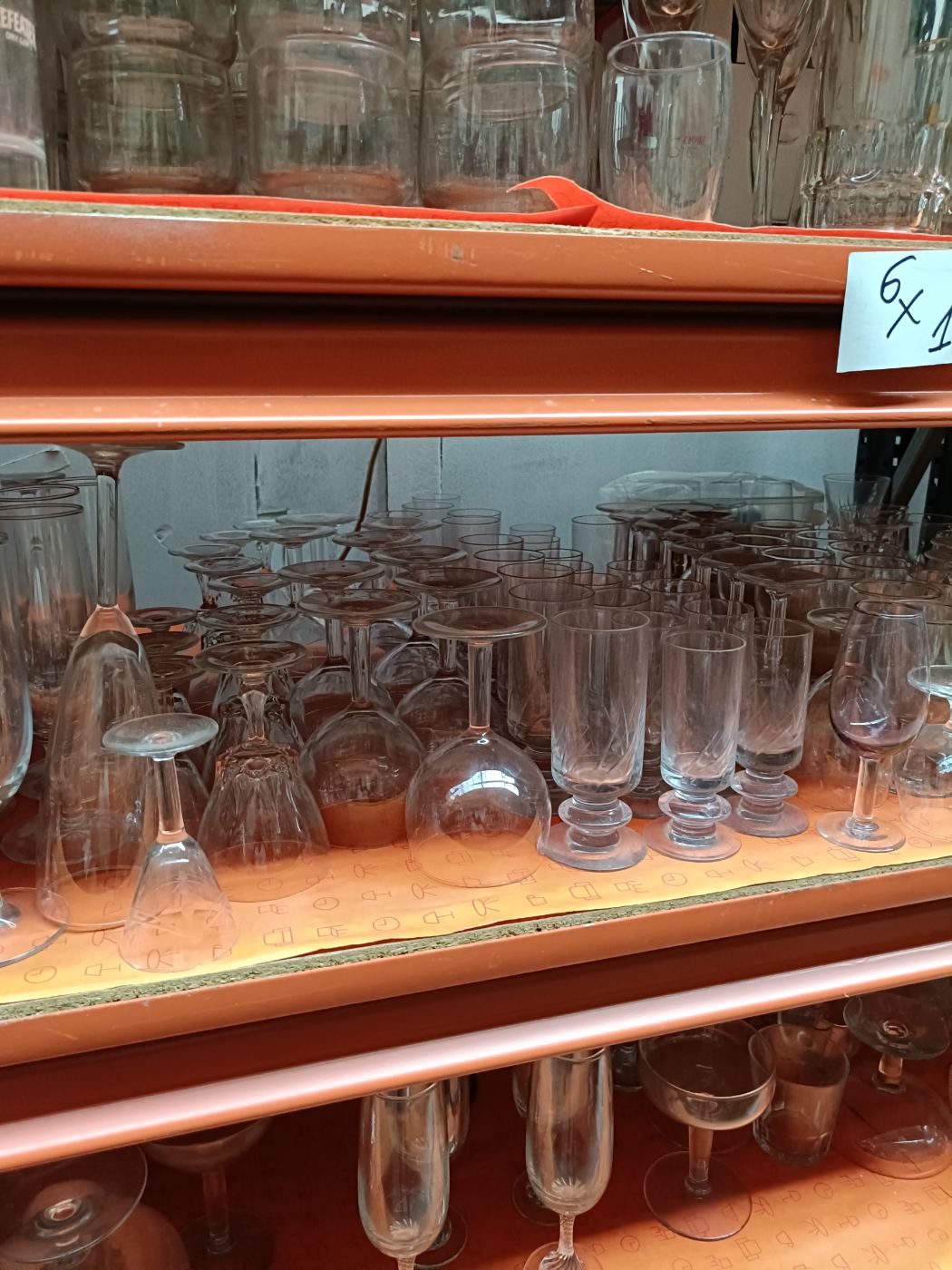 Set de 6 copas variadas
