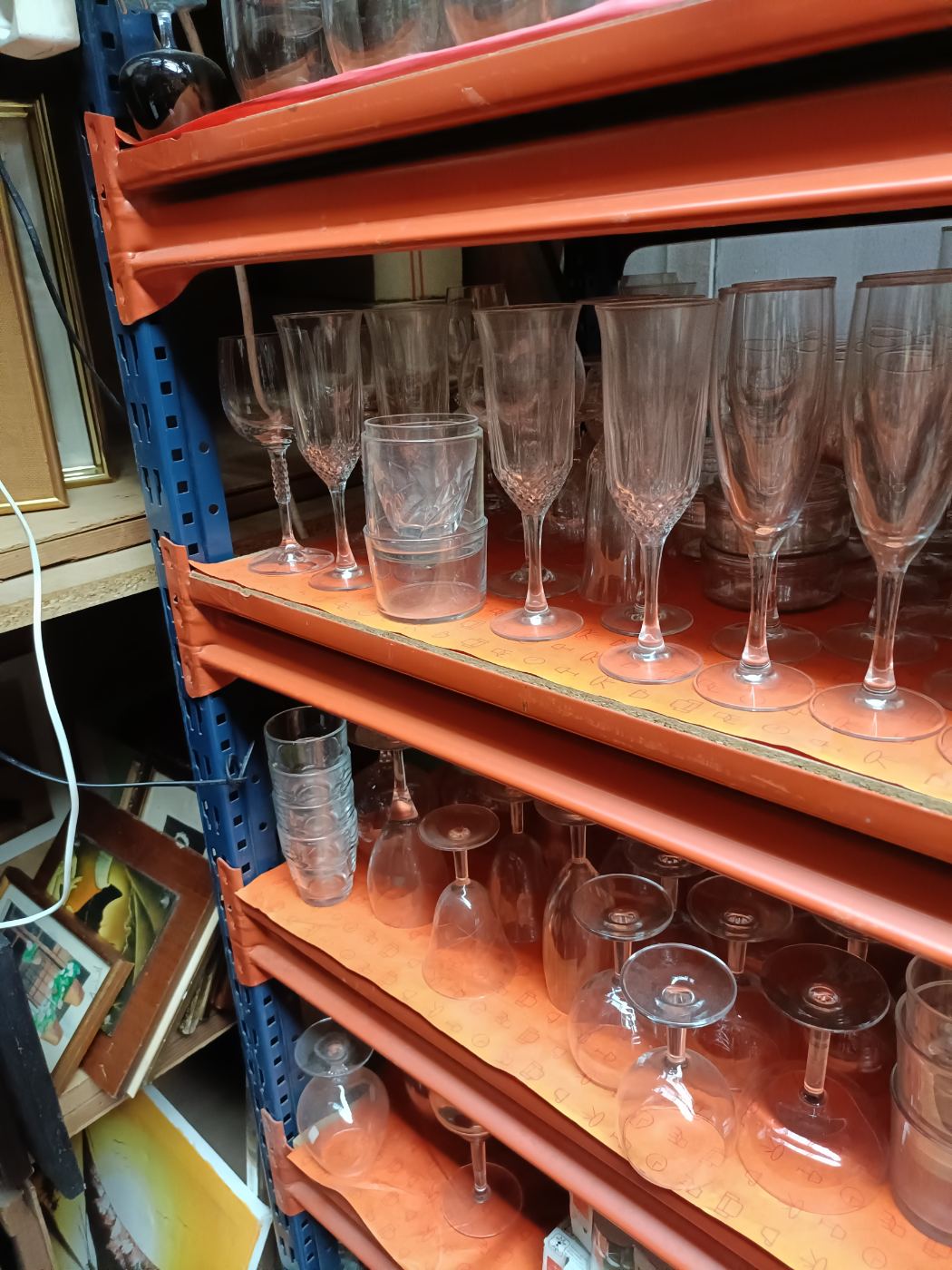 Set de 6 copas de vidrio para vino o cava