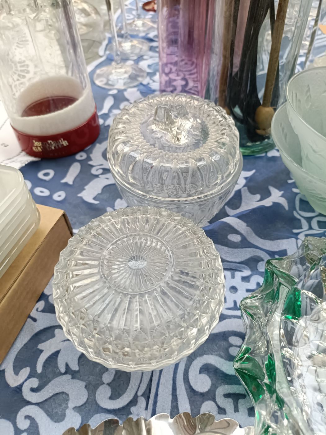 Decoración de cristal transparente, 1 pieza elegante