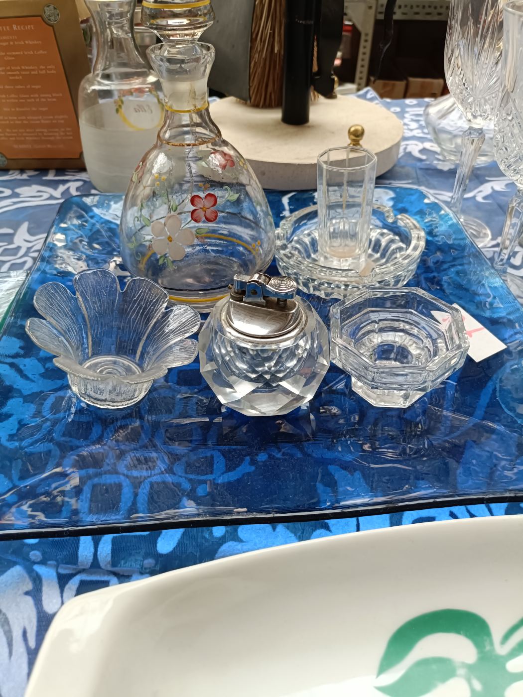 Decoración en cristal y vidrio, pieza única vintage
