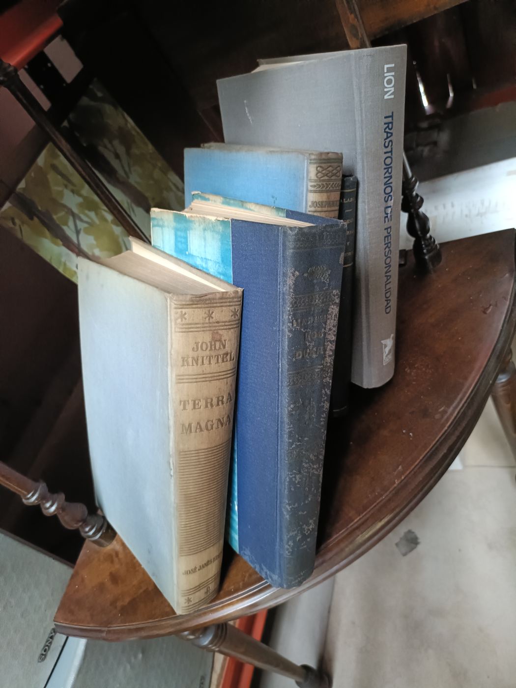 Lote de libros antiguos variados en buen estado