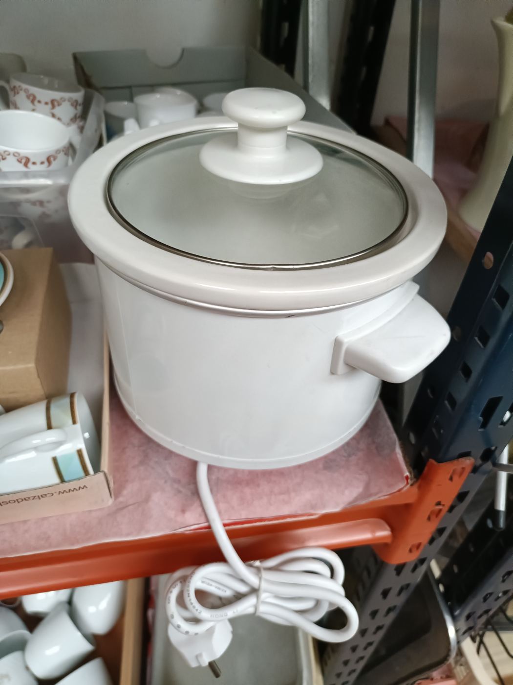 Hervidor eléctrico compacto con tapa de cristal