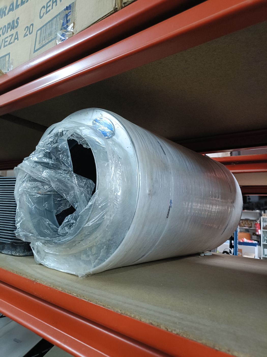 Filtro cilíndrico para sistemas de ventilación