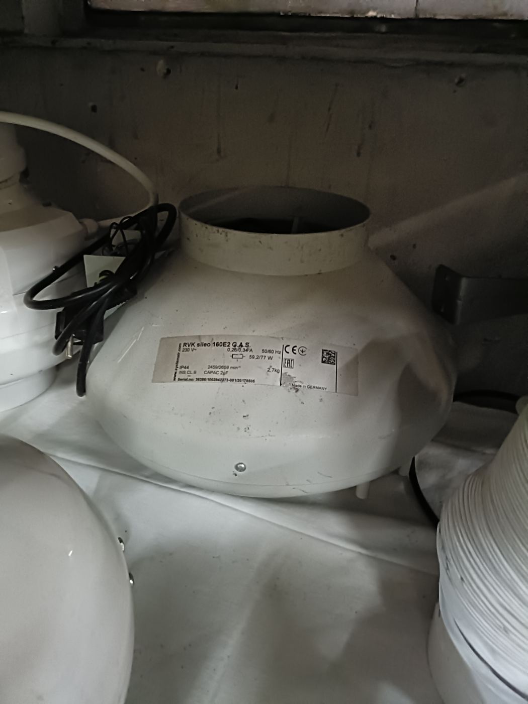Filtro extractor de aire para ventilación doméstica