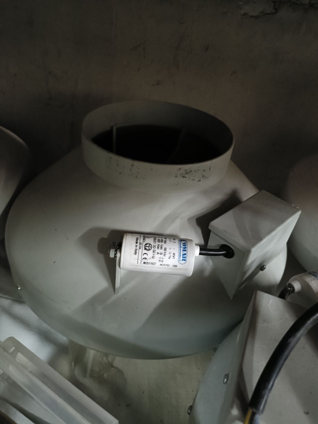 Filtro redondo para ventilación industrial