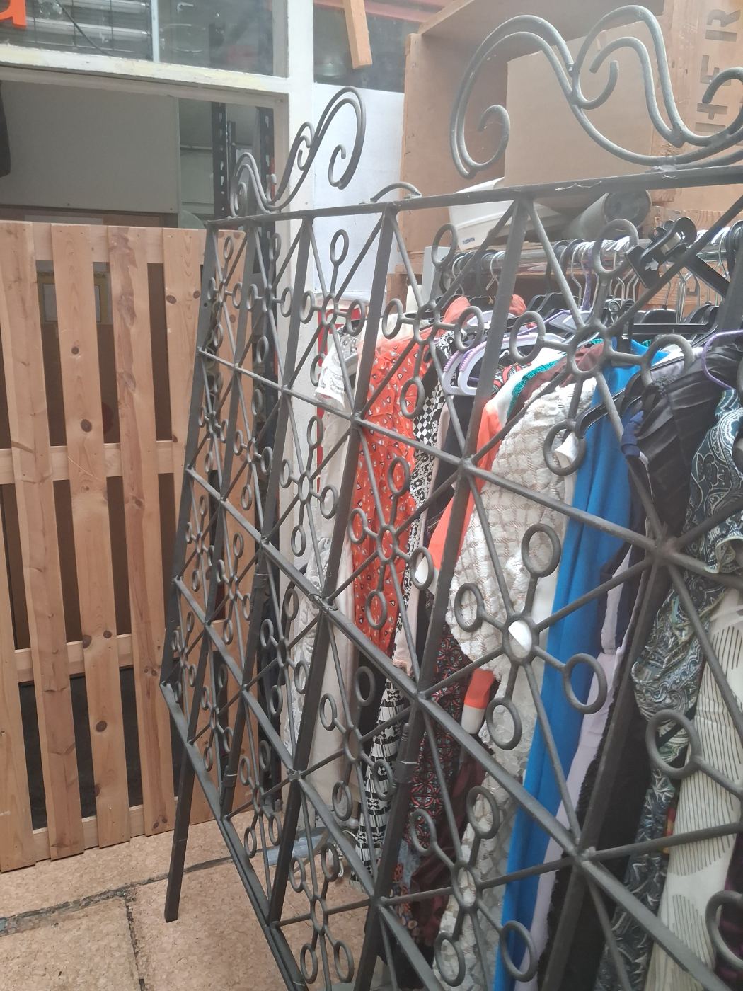 Cabecero de hierro decorativo para cama 1,95 m ancho