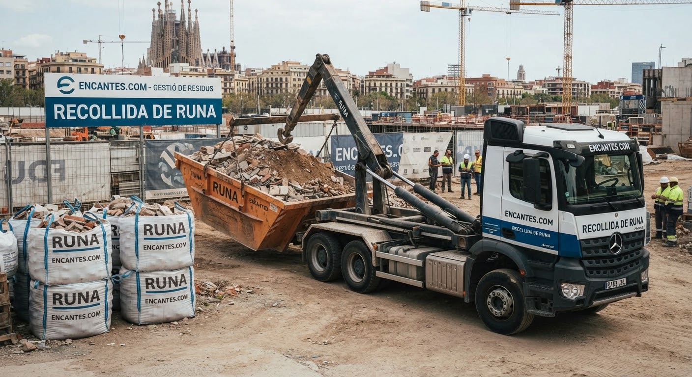 Gestión de runa, contenedores y sacos